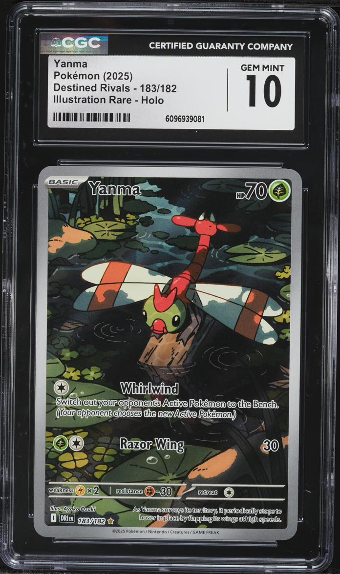 2025 Pokemon Scarlet & Violet Destined Rivals IR Yanma #183 CGC 10 GEM MINT