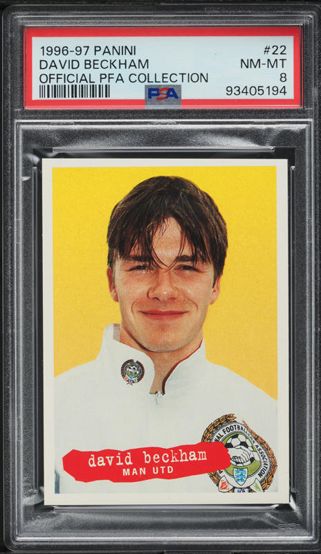 1997 Merlin's Premier Gold David Beckham #92 PSA 10 GEM MINT
