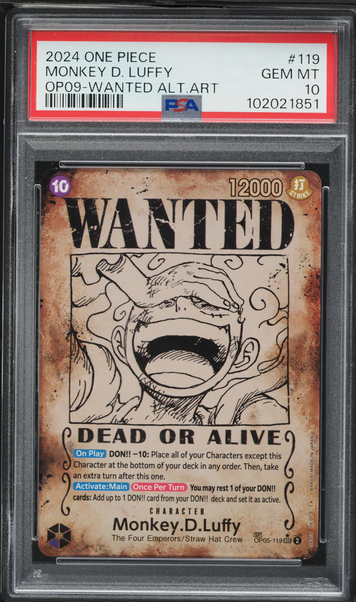 2024 One Piece Emperors Of The New World Wanted Alt Art