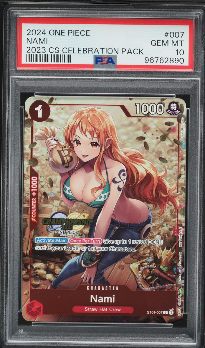 ワンピース カードゲーム 2024 ONE PIECE JPN #016 GEM MINT 10 PSA 10 Gem Mint Nami OP01-016 English 1st Anniversary Set