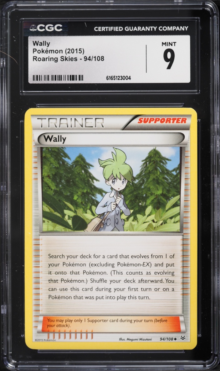 2015 Pokemon XY Roaring Skies Wally #94 CGC 9 MINT