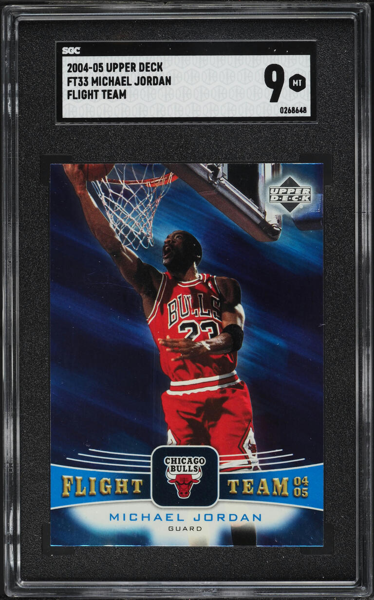 2004 Upper Deck Flight Team Michael Jordan #FT33 SGC 9 MINT