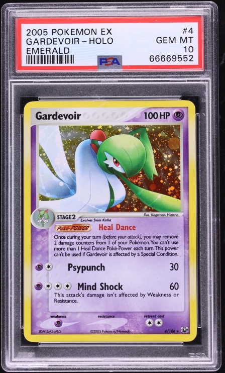 2005 Pokemon EX Emerald Holo Gardevoir #4 PSA 10 GEM MINT