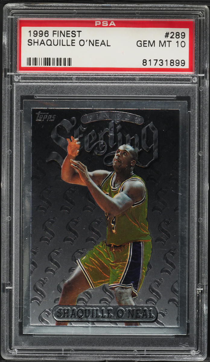 1996 Finest Basketball Shaquille O'Neal #289 PSA 10 GEM MINT