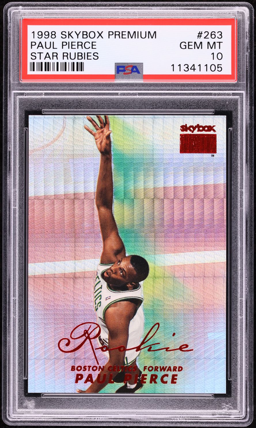 1998 Skybox Premium Star Rubies Paul Pierce ROOKIE /25 #263 PSA 10 GEM MINT