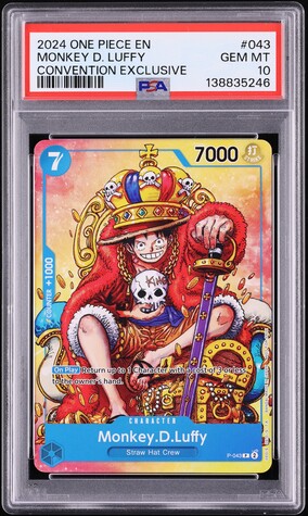 2024 One Piece Japanese Promo SD Purple Monkey D. Luffy #P-041 CGC