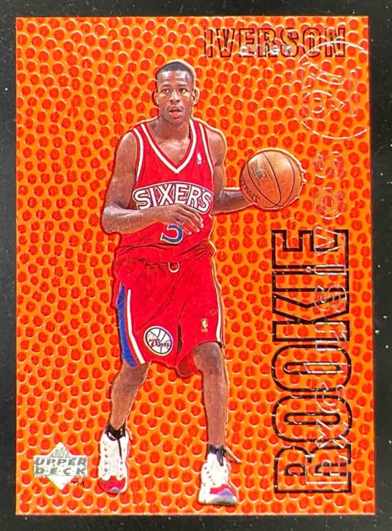 1996 Upper Deck Basketball Allen Iverson ROOKIE AUTO #91 BGS AUTH