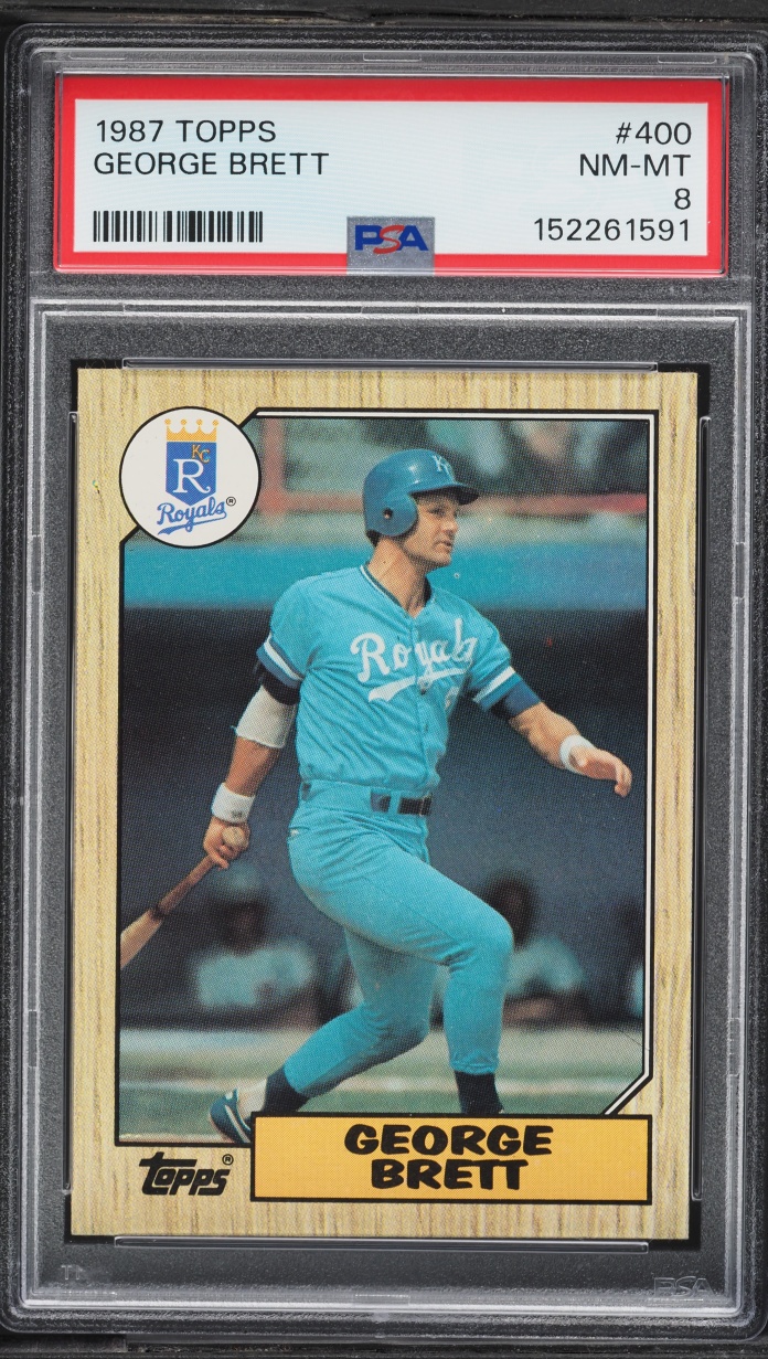 1987 Topps George Brett #400 PSA 8 NM-MT