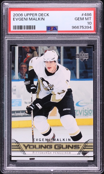 2006 Upper Deck Young Guns Evgeni Malkin ROOKIE #486 PSA 10 GEM MINT