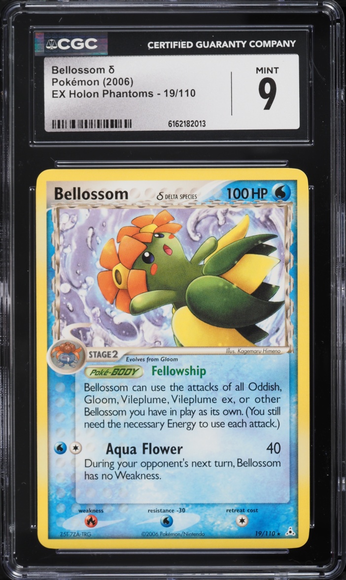2006 Pokemon EX Holon Phantoms Bellossom #19 CGC 9 MINT