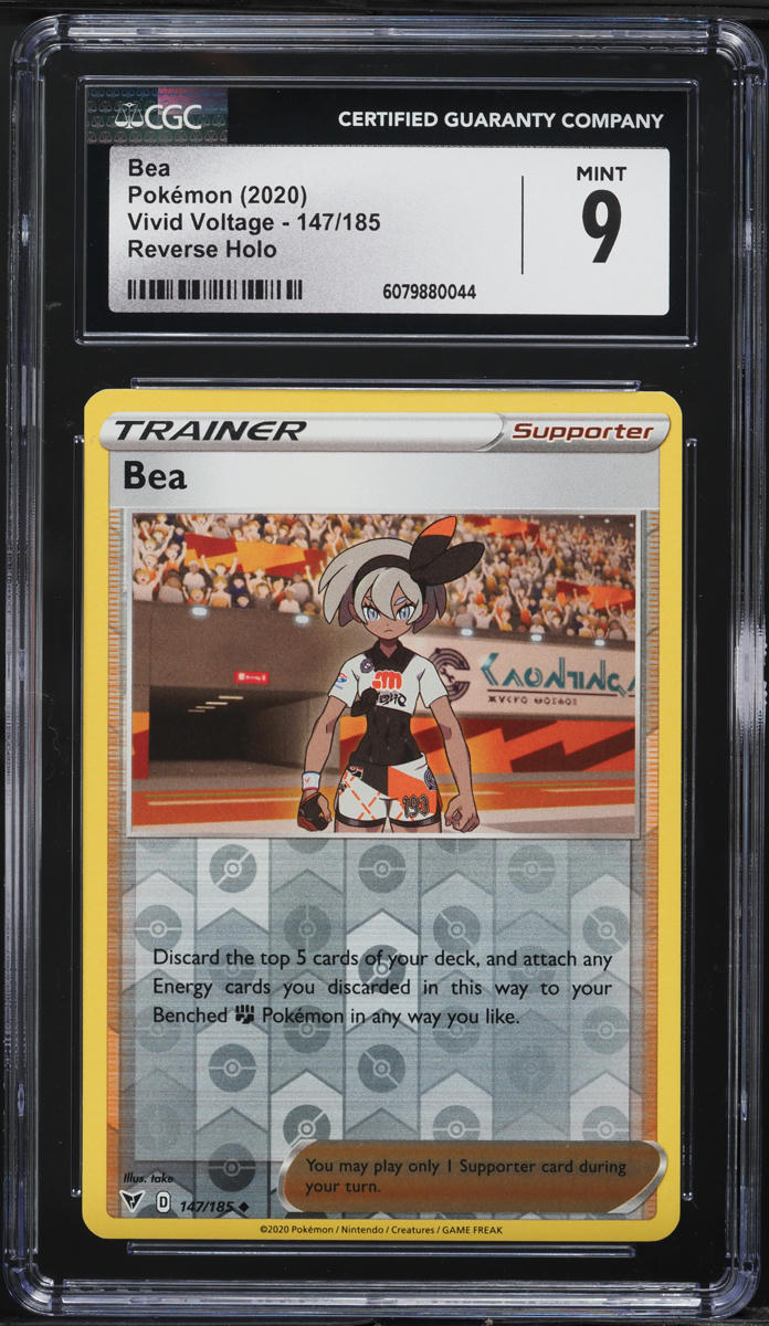 2020 Pokemon Sword & Shield Vivid Voltage Reverse Holo Bea #147 CGC 9 MINT