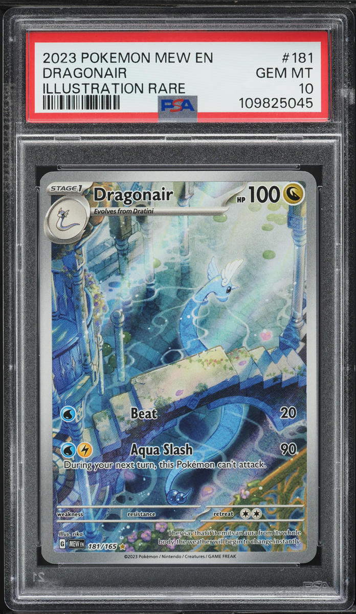 2023 Pokemon Scarlet & Violet 151 IR Dragonair #181 PSA 10 GEM MINT