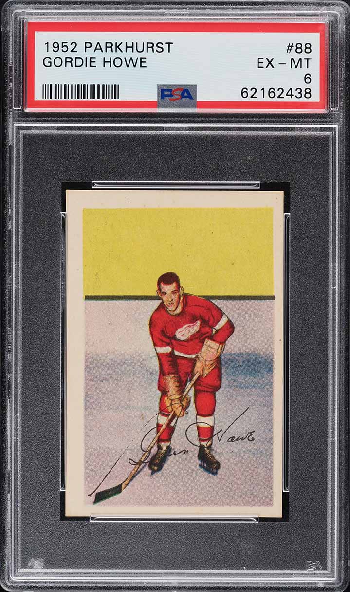 1952 Parkhurst Gordie Howe #88 PSA 6 EXMT