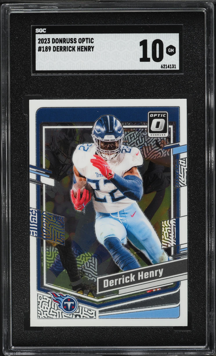 2023 Donruss Optic Derrick Henry #189 SGC 10 GEM MINT