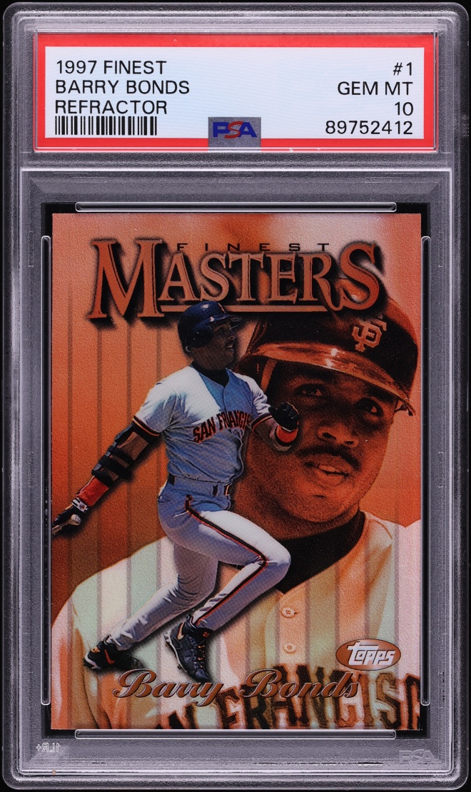 1997 Finest Refractors Barry Bonds #1 PSA 10 GEM MINT
