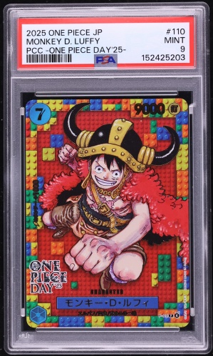 2025 One Piece Japanese Promo Monkey D. Luffy #P-106 CGC 10