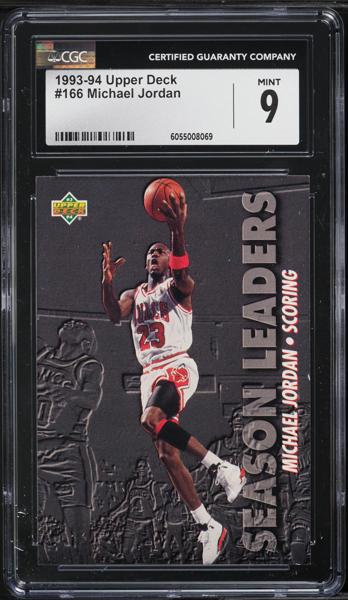 1993 Upper Deck Basketball Michael Jordan #166 CGC 9 MINT