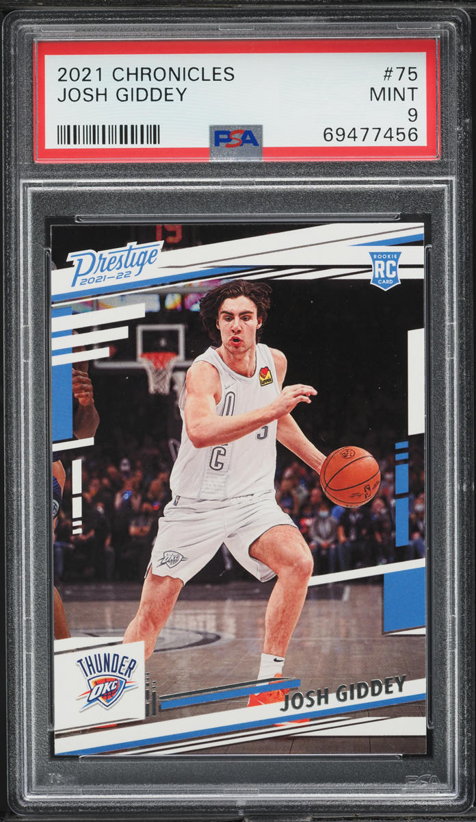 2021 Panini Chronicles Josh Giddey ROOKIE #75 PSA 9 MINT