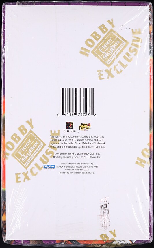1997 Fleer Football Metal Universe Sealed Hobby Box, 24ct Packs , Rice, Sanders PMG - Photo 2