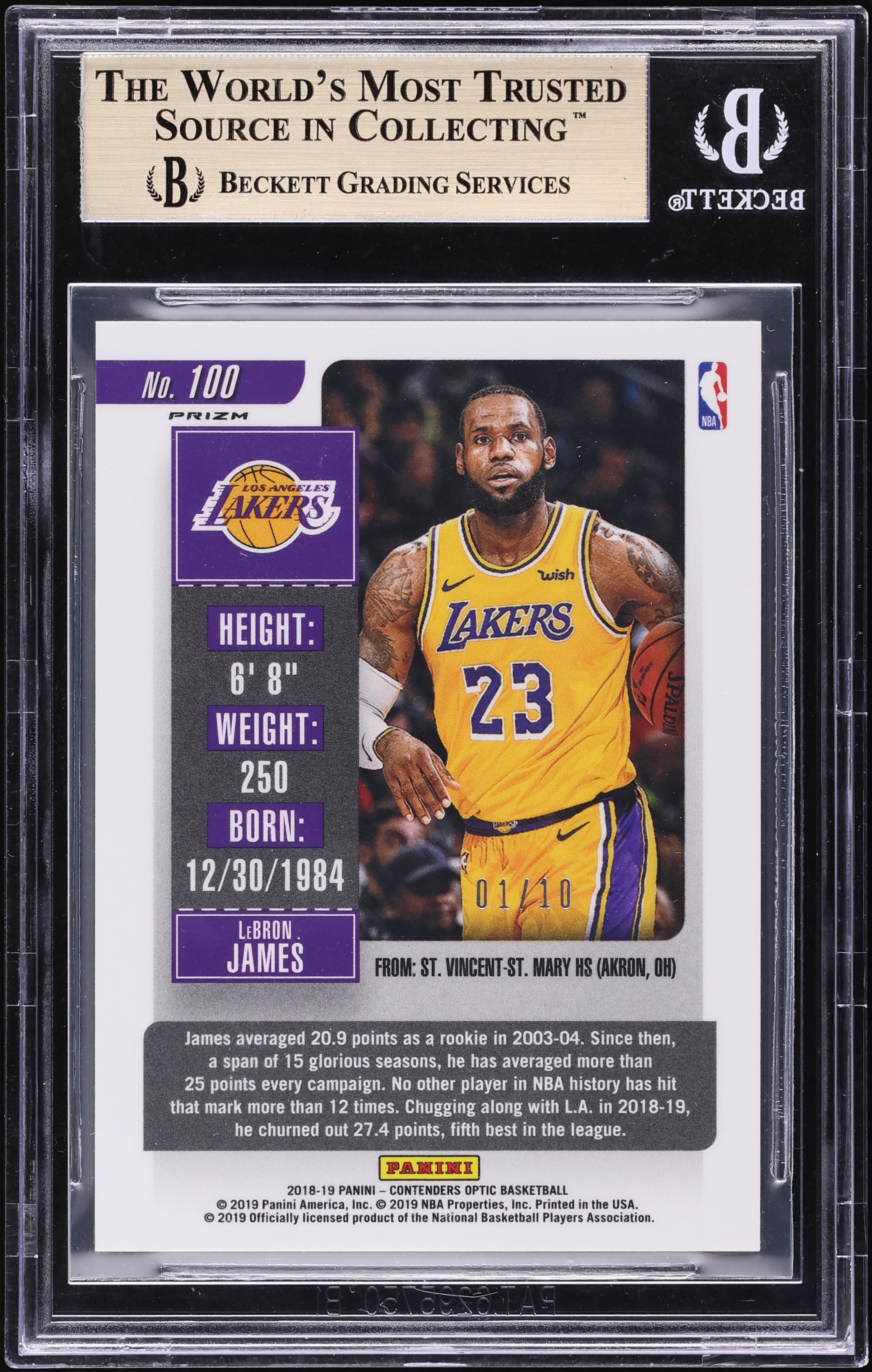 Panini Contenders LeBron James 25枚限定 カード 2023-24 Contenders LeBron James Crown Jewels SP #3 | eBay