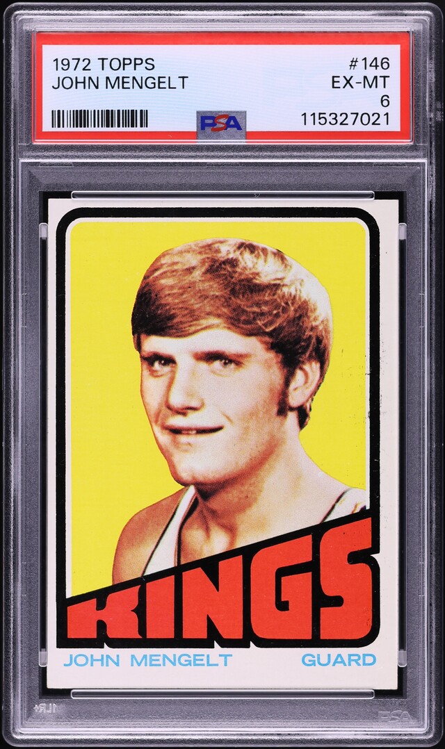 1972 Topps Basketball John Mengelt #146 PSA 6 EXMT