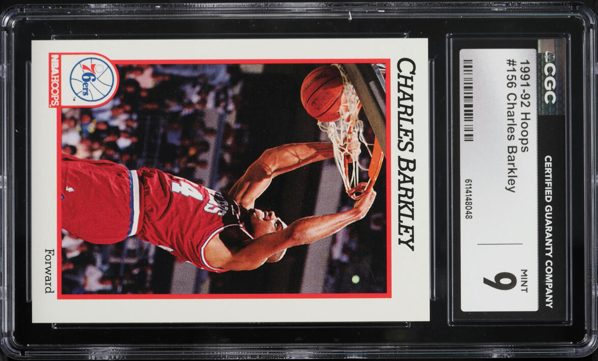 1991 Hoops Charles Barkley #156 CGC 9 MINT