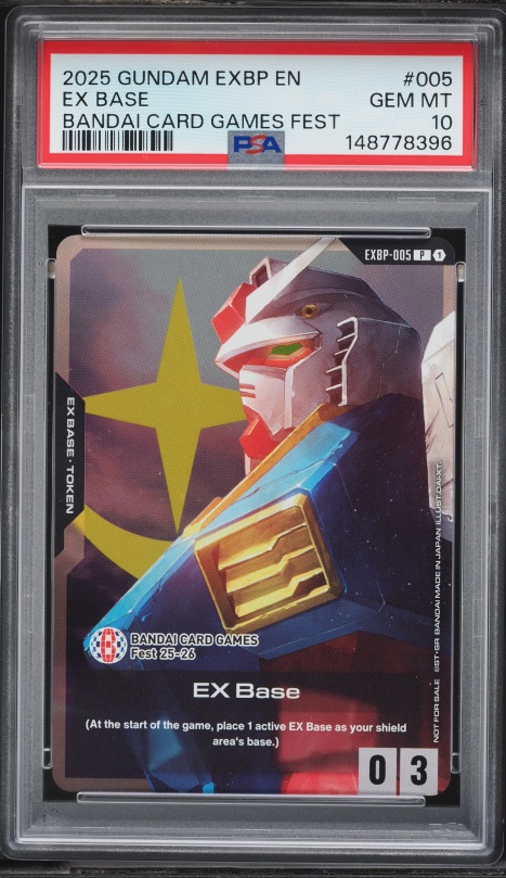 BANDAI CARD GAMES Fest 25-26 EXベース 2025 Gundam Promo Bandai Card Games Fest '25-26 EX Base #EXBP-005
