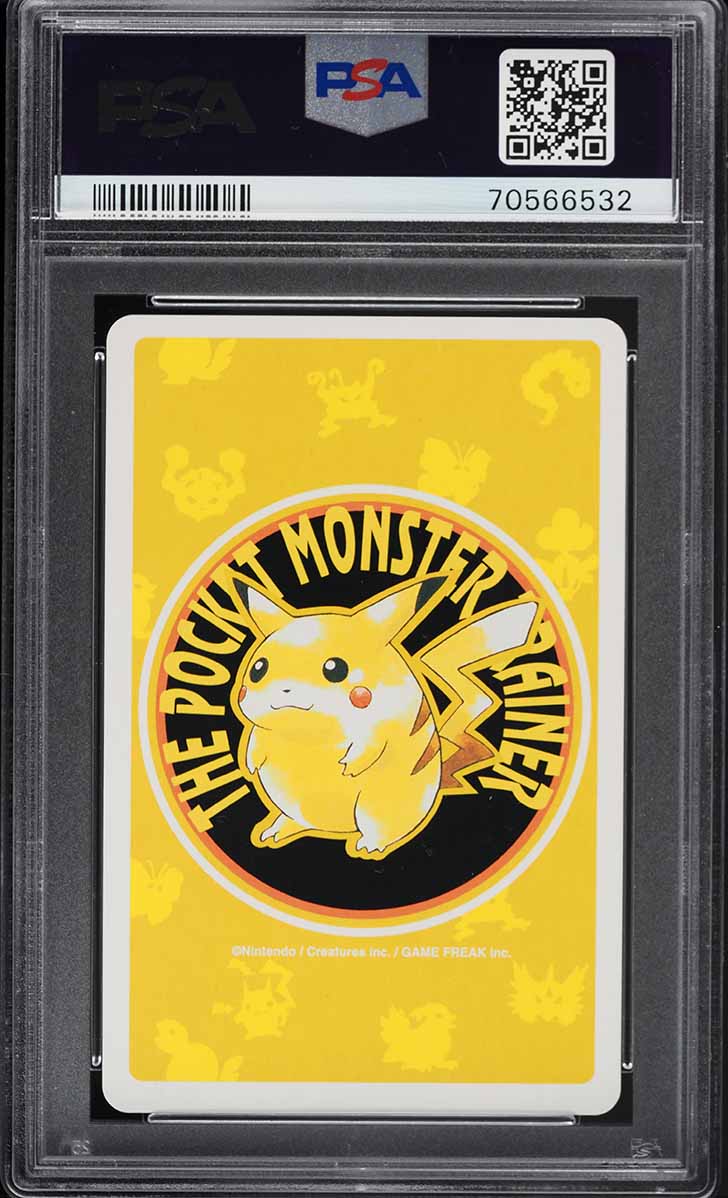 1998 Pokemon Japanese Yellow Poker Set Nintendo Playing Card Dragonite PSA 9