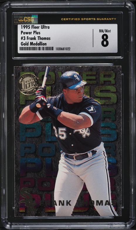 1998 Pinnacle Plus Frank Thomas #186 CGC AUTH on Fanatics
