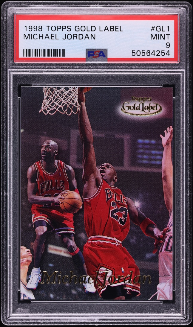 1998 Topps Gold Label Michael Jordan #GL1 PSA 9 MINT