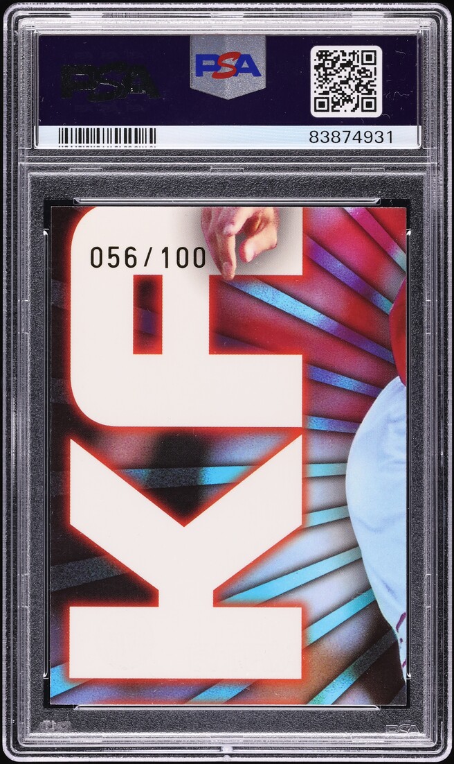 1998 Merlin's Calcio Japan Subset Gold Hidetoshi Nakata /100 #2A PSA 8 NM-MT - Photo 2