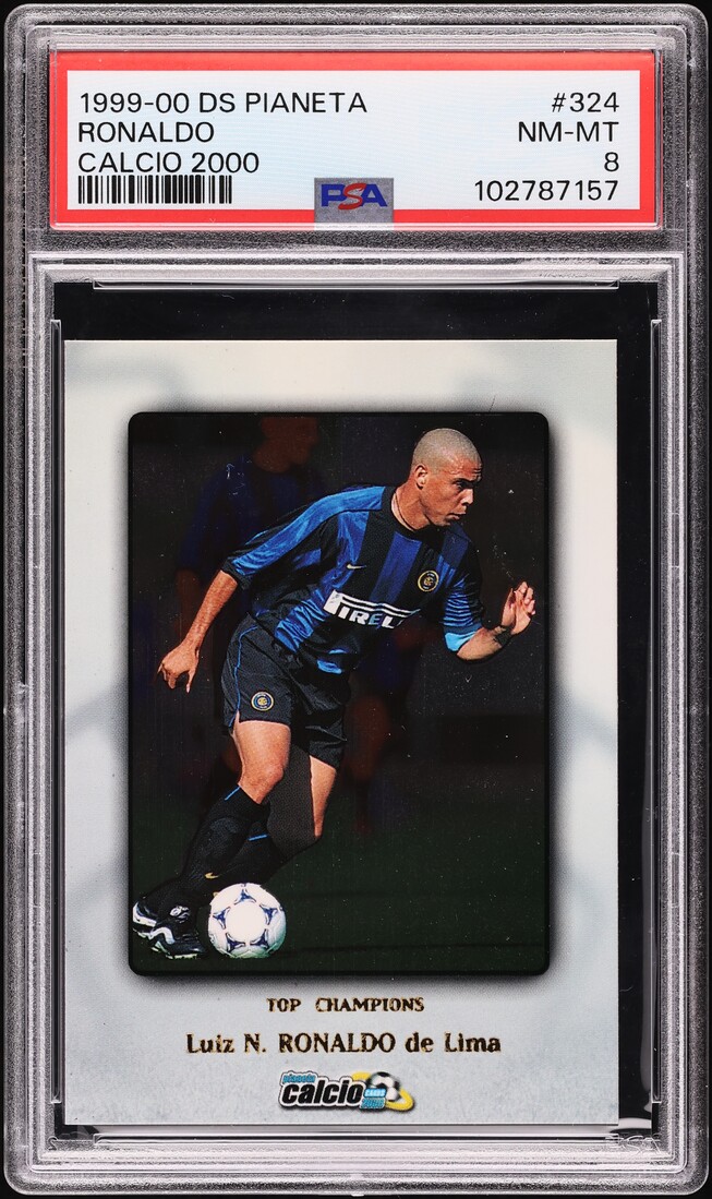 1999 DS Pianeta Calcio 2000 Ronaldo #324 PSA 8 NM-MT - Photo 1