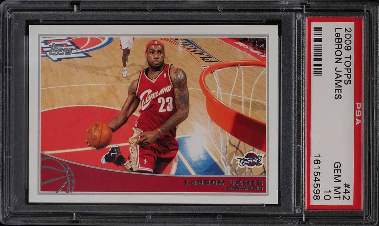 2009 Topps Lebron James #42 PSA 10 GEM MINT on Fanatics Collect