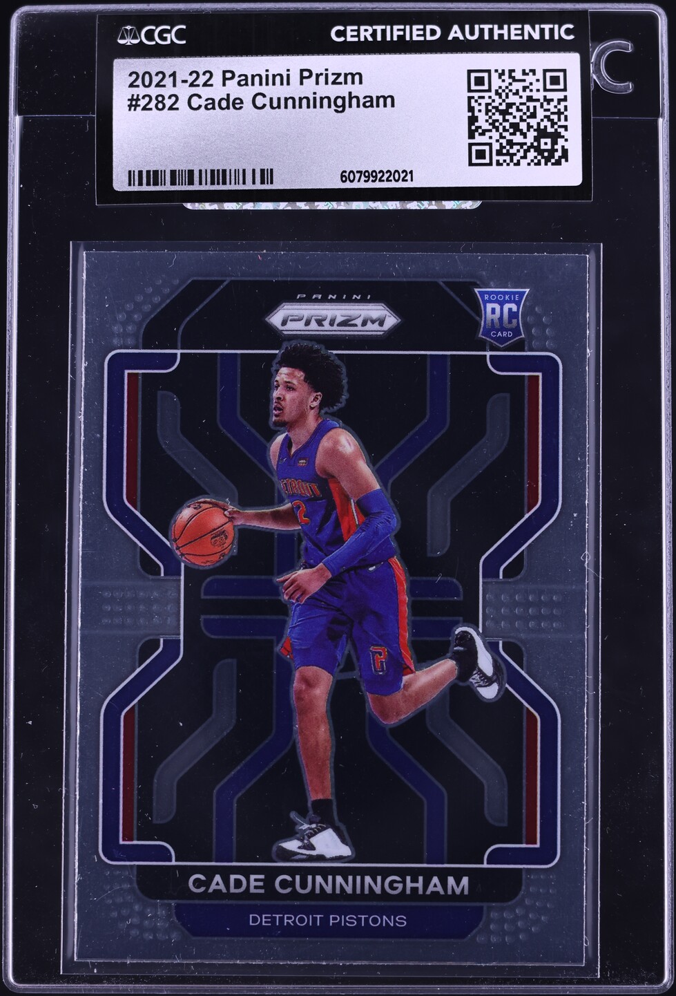 2021 Panini Prizm Cade Cunningham ROOKIE #282 CGC AUTH