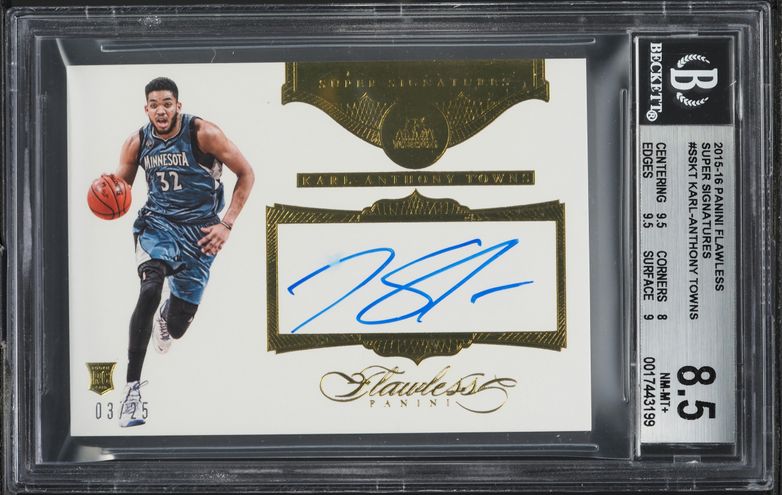 2016 Panini Flawless Distinguish Ruby Karl-Anthony Towns