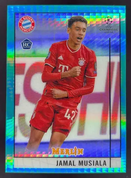 2020 Finest UEFA Champions League Refractor Jamal Musiala ROOKIE