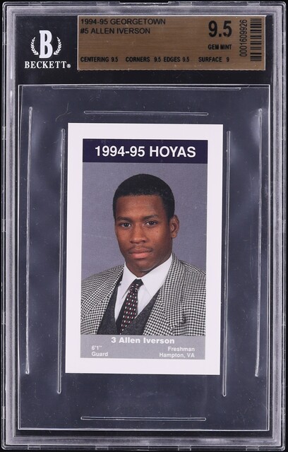 1998 Flair Showcase Takeit2.Net Allen Iverson /1000 #8 PSA 9 MINT