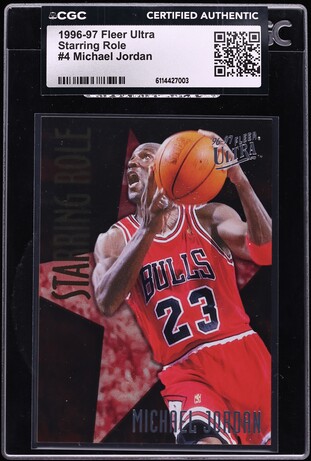 1996 Hoops Michael Jordan #335 PSA 9 MINT on Fanatics Collect
