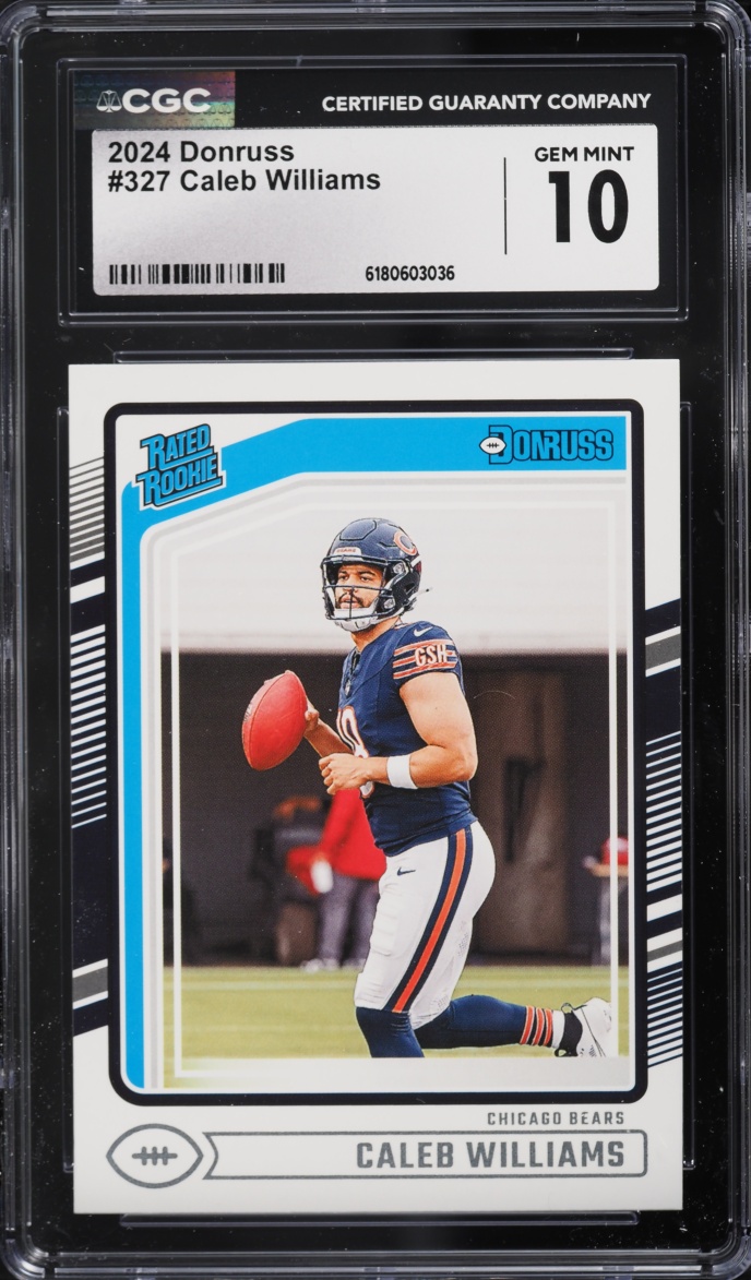 2024 Donruss Football Caleb Williams ROOKIE #327 CGC 10 GEM MINT