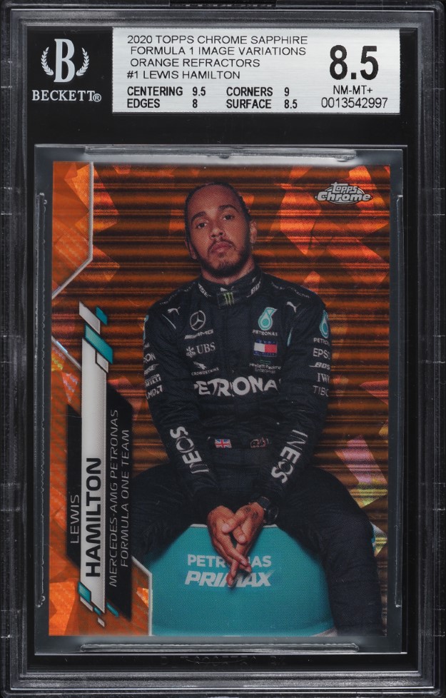 その他 2020 topps f1 sapphire Lewis Hamilton 2020 Topps Chrome Sapphire Edition Formula 1 - Lewis