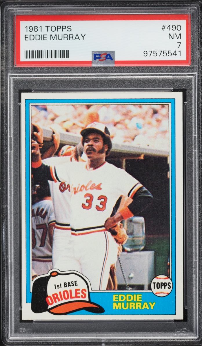 1981 Topps Eddie Murray #490 PSA 7 NRMT