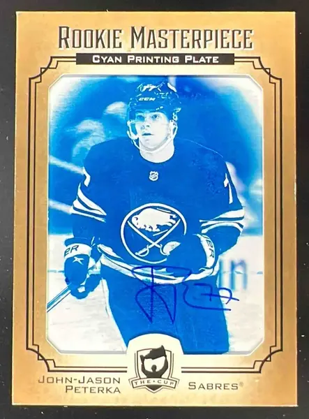 2021 The Cup Rookie Masterpiece Printing Plate Cyan John-Jason