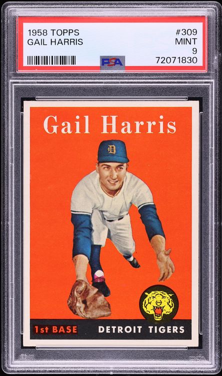 1958 Topps Gail Harris #309 PSA 9 MINT
