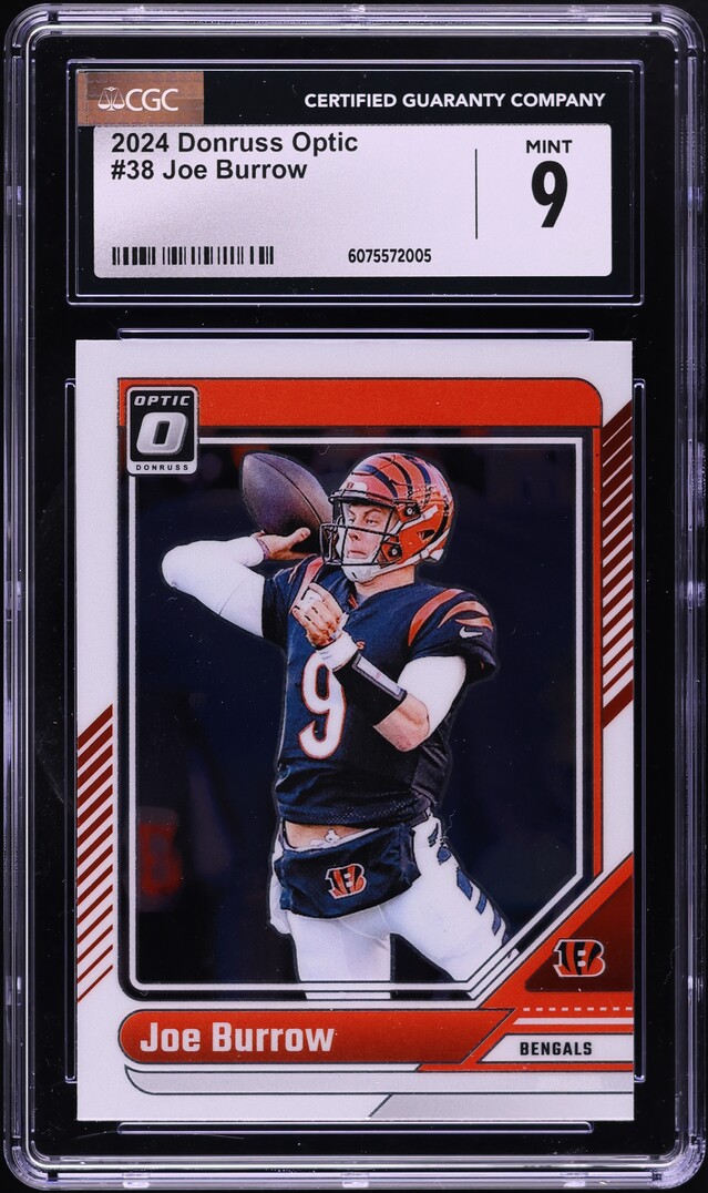 2024 Donruss Optic Joe Burrow #38 CGC 9 MINT