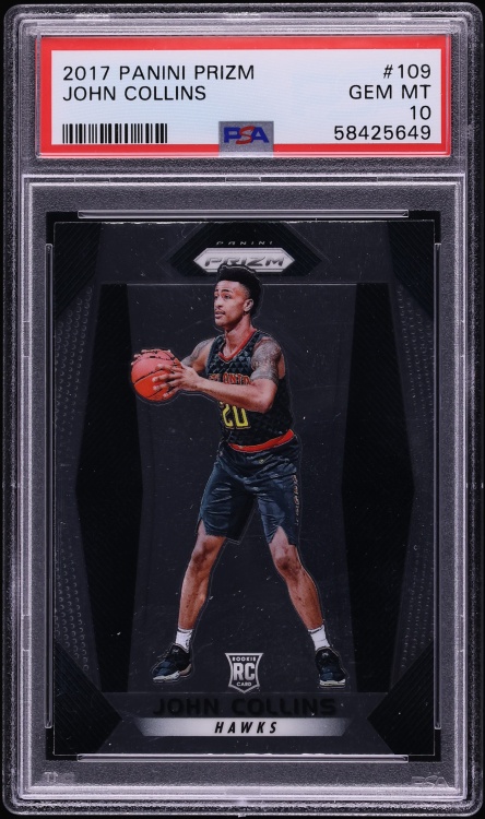 2017 Panini Prizm John Collins ROOKIE #109 PSA 10 GEM MINT