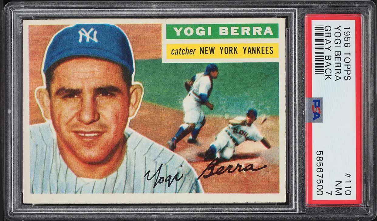 1956 Topps Yogi Berra #110 PSA 7 NRMT