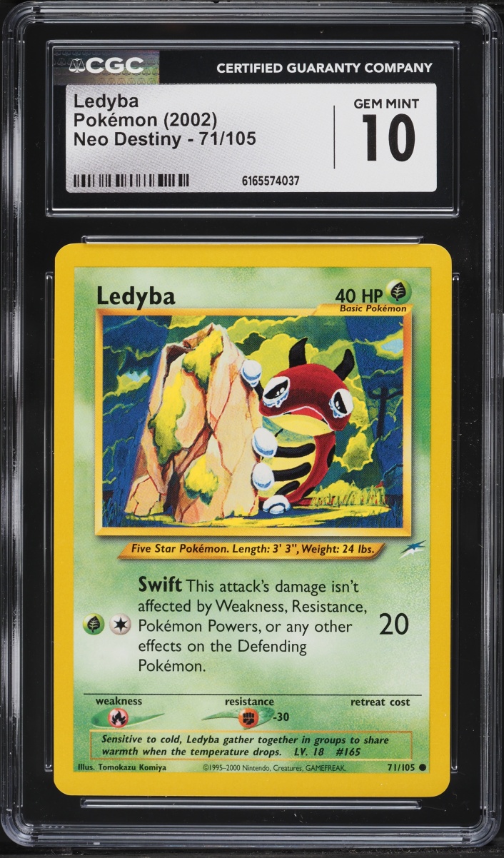 2002 Pokemon Neo Destiny Ledyba #71 CGC 10 GEM MINT