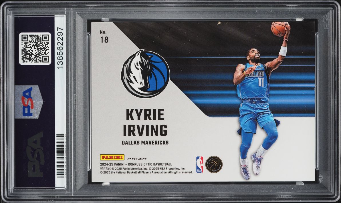 2024 Donruss Optic Phazes Kyrie Irving #18 PSA 10 GEM MINT