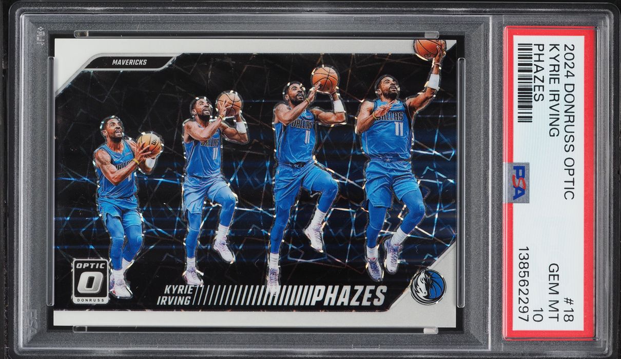 2024 Donruss Optic Phazes Kyrie Irving #18 PSA 10 GEM MINT
