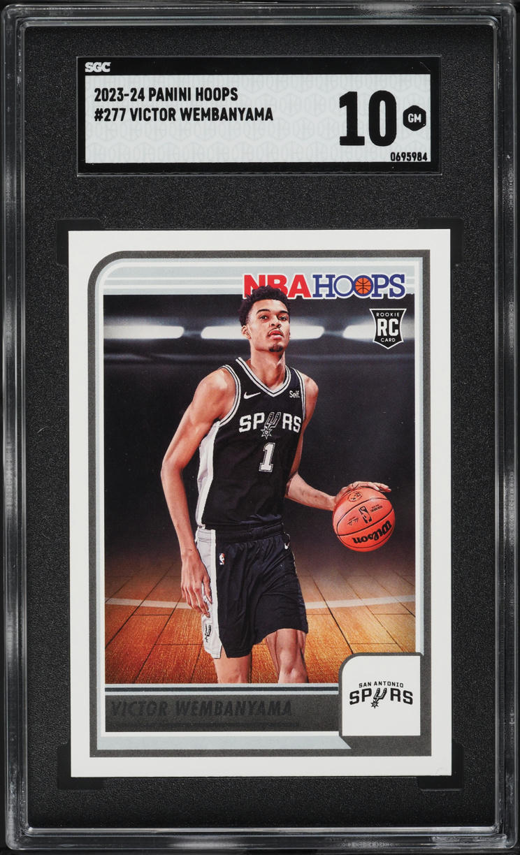2023 Hoops Victor Wembanyama ROOKIE #277 SGC 10 GEM MINT